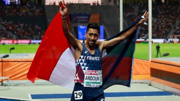 Athlétisme: le Français Morhad Amdouni champion d'Europe du 10.000 m Athlétisme: le Français Morhad Amdouni champion d'Europe du 10.000 m