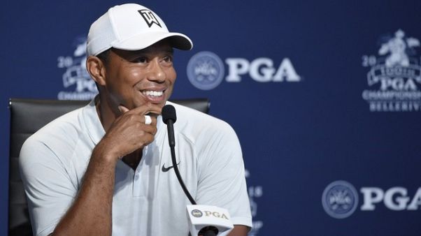 Woods' world dominates PGA Championship build-up Woods' world dominates PGA Championship build-up