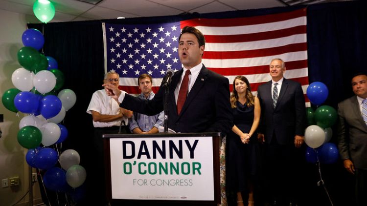 Trump-backed Republican leads close U.S. House race in Ohio