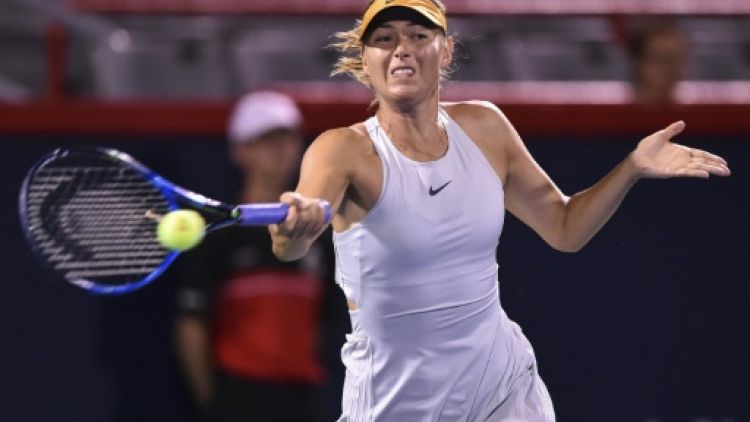 Tennis: Sharapova en deux temps, Muguruza forfait, à Montréal
