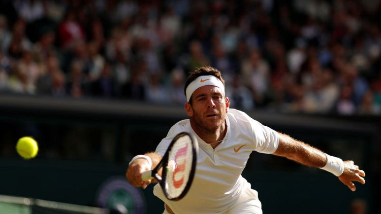 Tennis - Del Potro withdraws from Toronto event with wrist injury