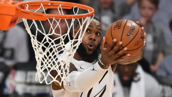 LeBron James lors des All-Star Game à Los Angeles le 18 février 2018 LeBron James lors des All-Star Game à Los Angeles le 18 février 2018
