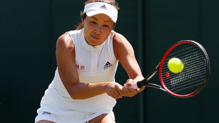 Tennis - Peng handed six-month ban for breaching anti-corruption rules