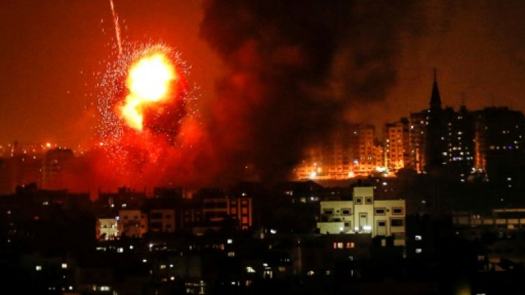 Frappes israéliennes sur la bande de Gaza, dans la nuit du 8 au 9 août 2018