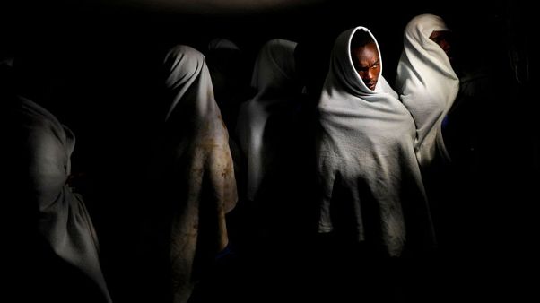 Rescue boat Open Arms arrives in Spanish port with 87 migrants aboard Rescue boat Open Arms arrives in Spanish port with 87 migrants aboard