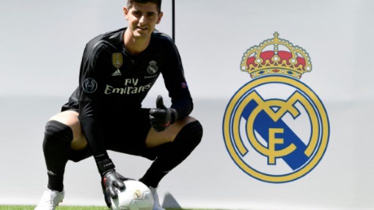 Transfert: Courtois a réalisé "un rêve" en signant pour le Real Madrid
