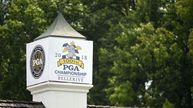 Golf - PGA Championship start under attack from hackers, report