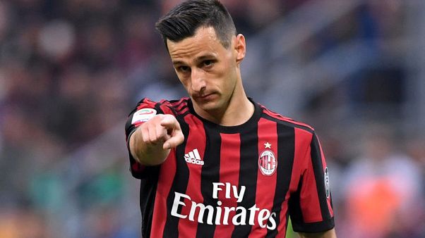 Soccer - Atletico boost strike force by signing Kalinic from AC Milan Soccer - Atletico boost strike force by signing Kalinic from AC Milan