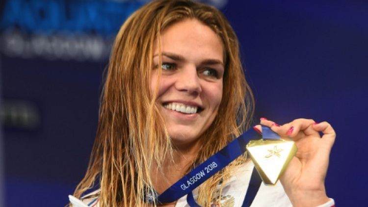 Euro de natation: grand chelem pour Efimova en 50 m brasse