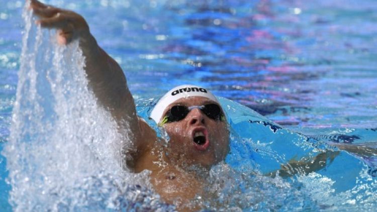 Euro de natation: troisième titre consécutif pour Verraszto au 400 m quatre nages