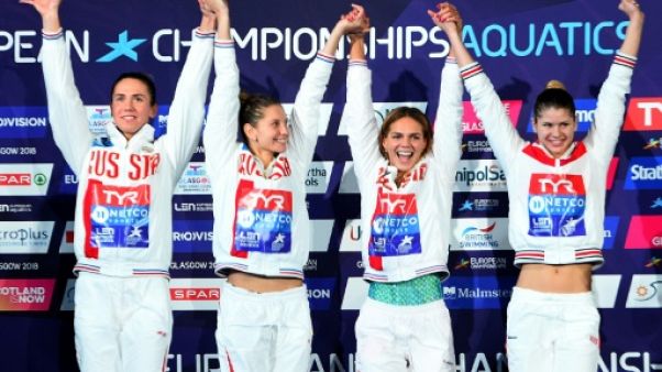 Euro de natation: la Russie sur une autre planète sur 4x100 m 4 nages Euro de natation: la Russie sur une autre planète sur 4x100 m 4 nages