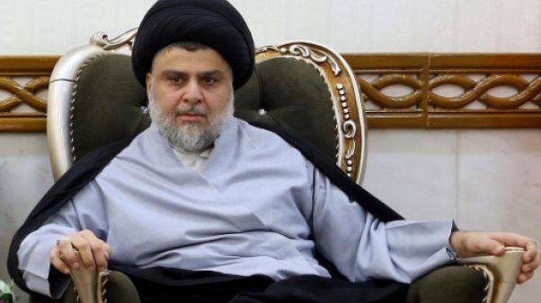 Le chef populiste Moqtada Sadr à Najaf en Irak, le 23 juin 2018 Le chef populiste Moqtada Sadr à Najaf en Irak, le 23 juin 2018