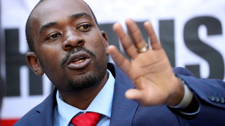 Zimbabwe's Chamisa challenges election result in court, inauguration halted