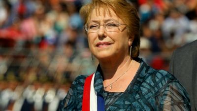 Michelle Bachelet, la première femme à la tête du Chili Michelle Bachelet, la première femme à la tête du Chili