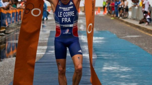 Pierre Le Corre lors de sa victoire à Carthagène le 12 octobre 2014 Pierre Le Corre lors de sa victoire à Carthagène le 12 octobre 2014