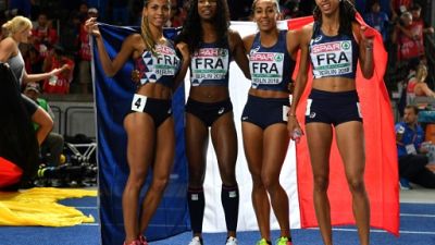 Euro d'athlétisme: la France en argent, derrière la Pologne au relais 4x400 m