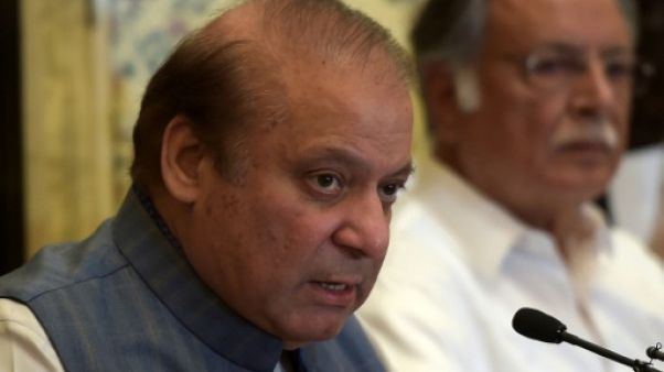 Nawaz Sharif à Islamabad le 23 mai 2018 Nawaz Sharif à Islamabad le 23 mai 2018