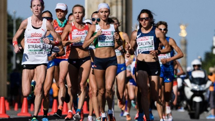 Europei atletica:maratona alla Mazuronak