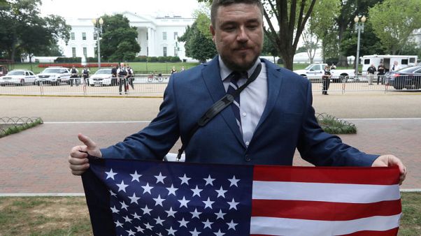 Washington white nationalist rally sputters in sea of counterprotesters Washington white nationalist rally sputters in sea of counterprotesters