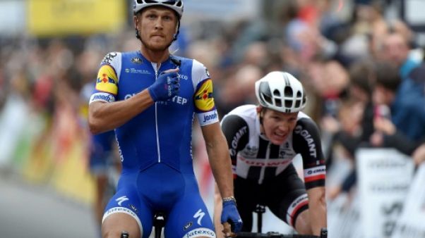 Euro-2018: l'Italien Matteo Trentin remporte le titre européen en cyclisme sur route Euro-2018: l'Italien Matteo Trentin remporte le titre européen en cyclisme sur route