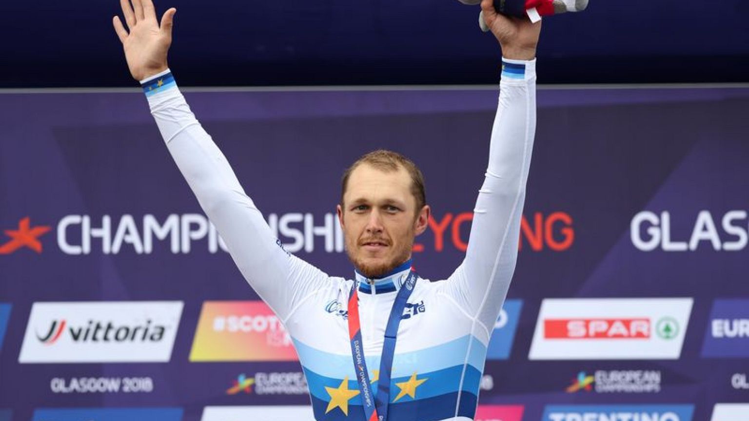 Trentin wins European road race after Sagan abandons