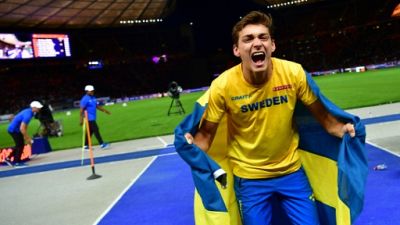 Euro d'athlétisme: le Suédois Duplantis, 18 ans, en or à la perche en passant 6,05 m