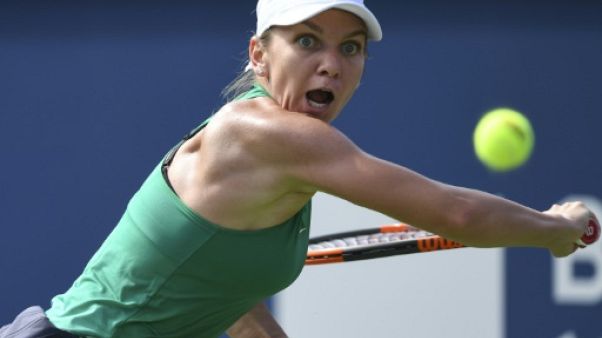 La Roumaine Simona Halep remporte le tournoi de Montréal le 12 août 2018 La Roumaine Simona Halep remporte le tournoi de Montréal le 12 août 2018