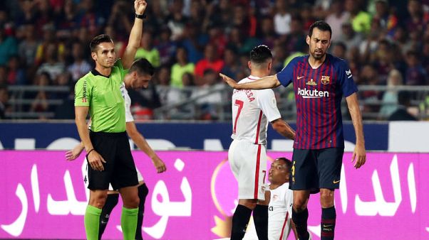 VAR used in Spanish football for first time VAR used in Spanish football for first time