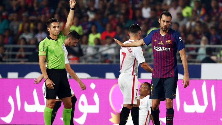 VAR used in Spanish football for first time