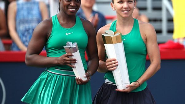Halep beats Stephens in Montreal in repeat of French Open win Halep beats Stephens in Montreal in repeat of French Open win