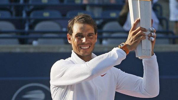 Nadal topples birthday boy Tsitsipas in Toronto final Nadal topples birthday boy Tsitsipas in Toronto final