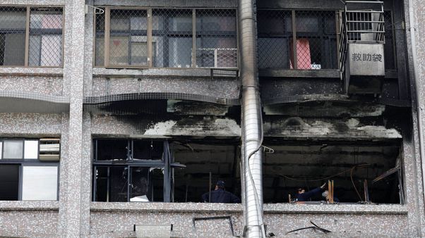 Blaze at Taiwan hospital kills nine; cause being investigated Blaze at Taiwan hospital kills nine; cause being investigated