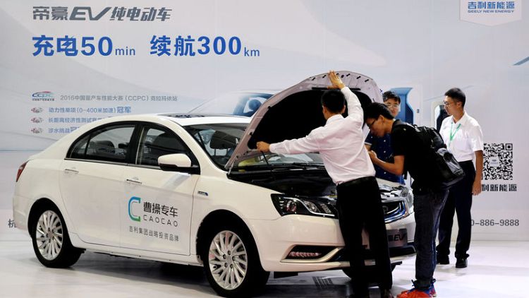 Two Chinese EV sharing platforms in $730 million push to fuel growth - sources
