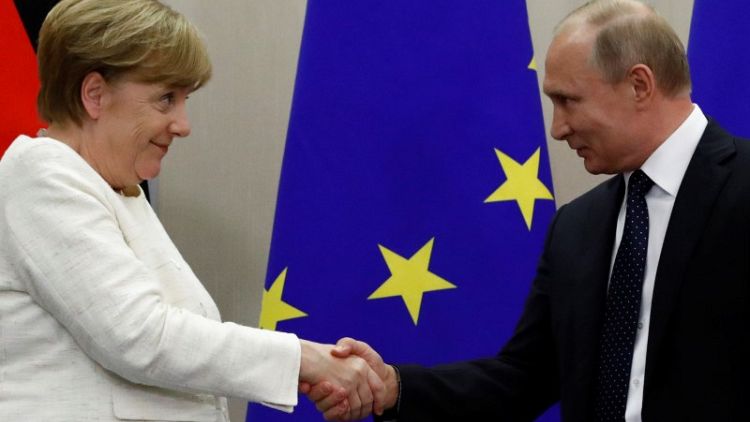 Merkel, Putin to meet outside Berlin on Aug. 18 - German spokesman