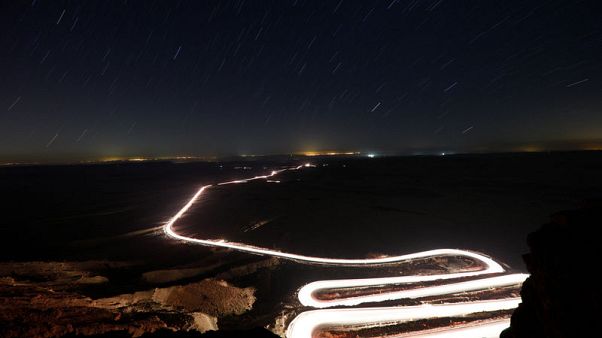 Thousands gather in Israeli desert for meteor shower Thousands gather in Israeli desert for meteor shower