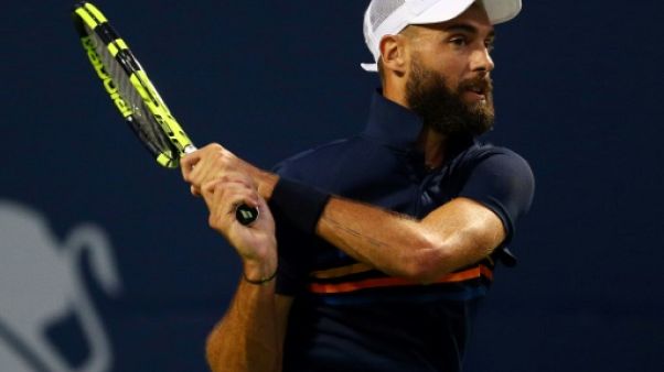 Benoît Paire lors du 2e tour du tournoi de Toronto le 8 août 2018 Benoît Paire lors du 2e tour du tournoi de Toronto le 8 août 2018
