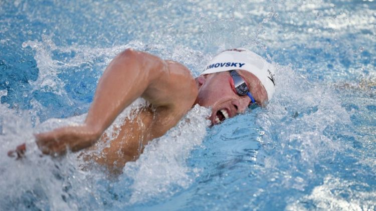 Swimming - Wilimovsky claims third Pan Pacs medal with 10km gold