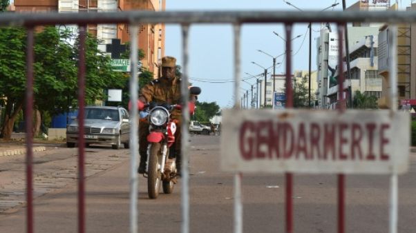 Un barrage de gendarmerie à Ouagadougou le 14 août 2017 Un barrage de gendarmerie à Ouagadougou le 14 août 2017