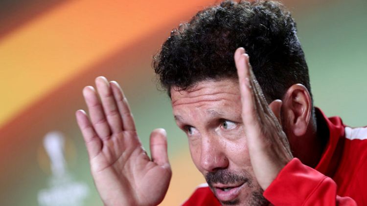 Simeone believes emotion could decide Super Cup clash with Real
