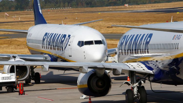 German union to start pay talks for Ryanair cabin crew on Wednesday