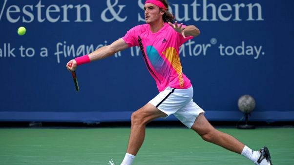 Tennis - Tsitsipas falls at first hurdle in Cincinnati Tennis - Tsitsipas falls at first hurdle in Cincinnati