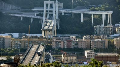 Etat d'urgence à Gênes après l'effondrement meurtrier d'un pont autoroutier