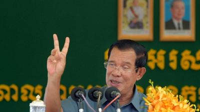 Le premier ministre cambodgien Hun Sen à Phnom Pehn, le 15 août 2018