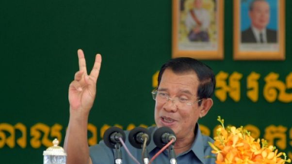 Le premier ministre cambodgien Hun Sen à Phnom Pehn, le 15 août 2018 Le premier ministre cambodgien Hun Sen à Phnom Pehn, le 15 août 2018