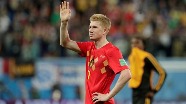 Man City's De Bruyne suffers knee injury in training Man City's De Bruyne suffers knee injury in training