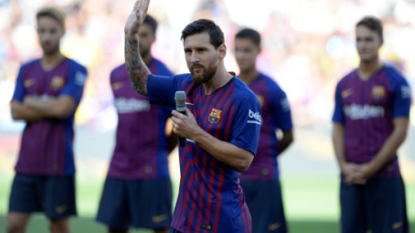 FC Barcelone: Messi fixe comme objectif la C1, "si désirée" FC Barcelone: Messi fixe comme objectif la C1, "si désirée"