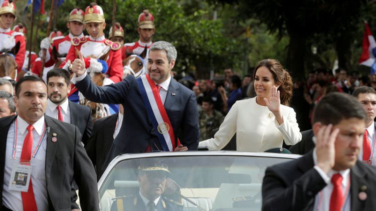 Paraguay's new president takes office, promises to cut poverty