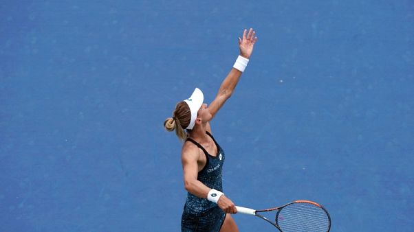 Tennis - Tsurenko stuns defending Cincinnati champion Muguruza Tennis - Tsurenko stuns defending Cincinnati champion Muguruza