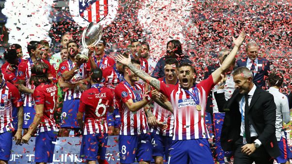 أتليتيكو يثأر من ريال مدريد ويحصد لقب السوبر الاوروبي أتليتيكو يثأر من ريال مدريد ويحصد لقب السوبر الاوروبي