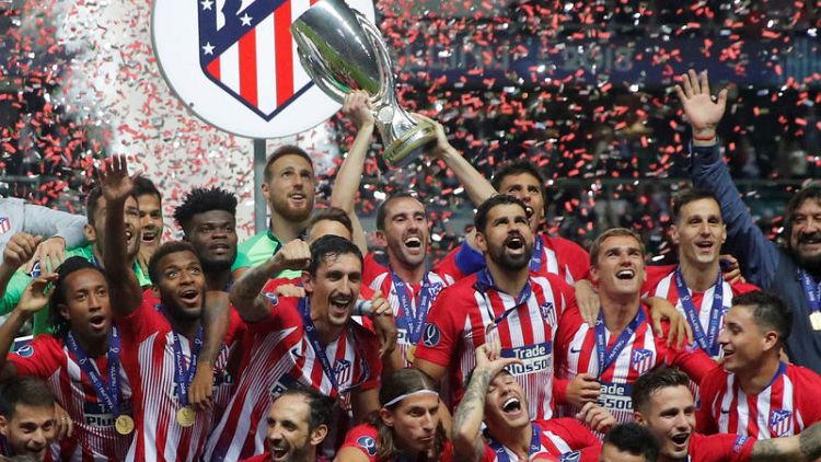 Soccer - Atletico take revenge on Real to lift Super Cup